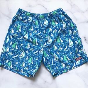 Blue Vineyard Vines Swim Trunks